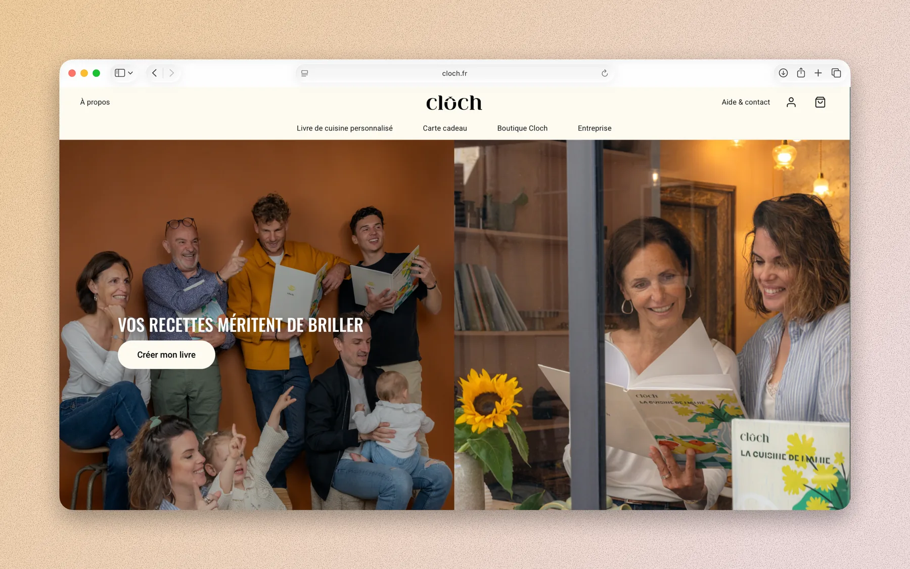 Cloch · site et app de recettes